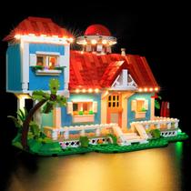 Kit de luz flashebrick para Lego 43268 Casa de Praia de Lilo e Stitch Kit de luz flashebrick para Lego 43268 Casa de Praia de Lilo e Stitch