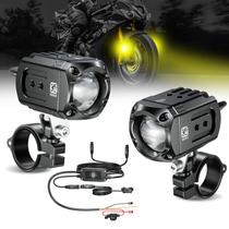 Kit de Luz LED Auxiliar para Motocicleta Kewig 60W - À Prova D'Água Kit de Luz LED Auxiliar para Motocicleta Kewig 60W - À Prova D'Água