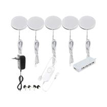 Kit De Luz LED Branca Para Abaixo Do Armário Zigbee 3.0 Controle De Cor CCT Dimerizável Controle Por