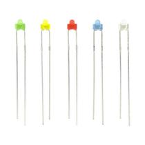 Kit De Luz LED Diodo Variado 30PCS 1.8mm Verde Azul Branco Amarelo Vermelho Componentes DIY Difusos