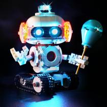 Kit de luz LED flashebrick para Lego Creator 31164 Robot
