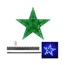 Kit De Luz LED Gradiente Respiratória Para Treinamento De Estudantes DIY Estrela De Cinco Pontas Kit De Luz LED Gradiente Respiratória Para Treinamento De Estudantes DIY Estrela De Cinco Pontas