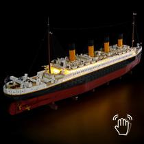 Kit de luz LED LIGHTAILING para Lego 10294 Titanic sem conjunto