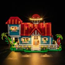 Kit de luz LED Mililier para Lego 43268 Lilo e Stitch Beach House