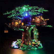 Kit de luz LED para blocos de construção Lego 21318 Treehouse