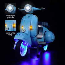 Kit de luz LED para conjunto de brinquedos Lego Vespa 125 10298 da BrickBling Kit de luz LED para conjunto de brinquedos Lego Vespa 125 10298 da BrickBling