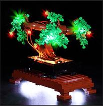 Kit de luz LED para Lego 10281 Bonsai Tree Set, Decoração Lights Lighting Kit Compatível com Lego 10281 (Somente luzes, sem modelos Lego) (Luzes para modelo verde)