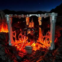 Kit de luz LED para Lego O Senhor dos Anéis Balrog Book Nook