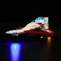 Kit de luz LED para o Jedi Starfighter 75333 de Lego Obi-wan Kenobi Kit de luz LED para o Jedi Starfighter 75333 de Lego Obi-wan Kenobi