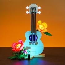 Kit de luz LED para ukulele tropical Lego Creator 3 em 1 31156 Kit de luz LED para ukulele tropical Lego Creator 3 em 1 31156
