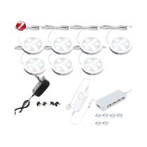 Kit De Luz LED RGB Dimmable Tuya Zigbee Para Abaixo Do Armário, Controle Por Voz DC12V Para