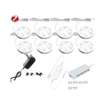 Kit De Luz LED RGB Dimmable Tuya Zigbee Para Abaixo Do Armário, Controle Por Voz DC12V Para
