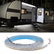 Kit de luz LED RV Underglow TEKSHINNY 12V 5m à prova d'água branco