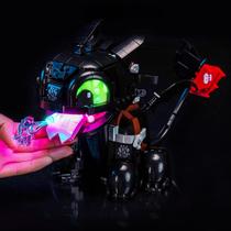 Kit de luz LED versão LocoLee Touch para Lego 10375 Toothless