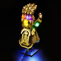 Kit de luz LED YEABRICKS para Lego Marvel Infinity Gauntlet 76191 Kit de luz LED YEABRICKS para Lego Marvel Infinity Gauntlet 76191