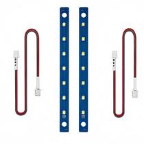 Kit de luz LED Zissunbeam AD 5M Pro 24V 7 peças branco