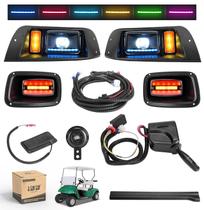 Kit de Luz para Carrinho de Golfe 10L0L EZGO TXT RGB 12V-48V Kit de Luz para Carrinho de Golfe 10L0L EZGO TXT RGB 12V-48V