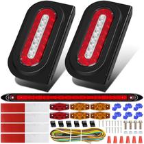 Kit de luzes de reboque RONSTA Oval Led de 6 polegadas com suportes de montagem Kit de luzes de reboque RONSTA Oval Led de 6 polegadas com suportes de montagem