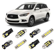 Kit de luzes interiores LED BRISHINE Infiniti QX60 2014-2022 Kit de luzes interiores LED BRISHINE Infiniti QX60 2014-2022