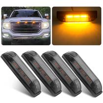 Kit de luzes LED de marcação de grade frontal em âmbar defumado para Tacoma/4Runner/Tundra/Silverado