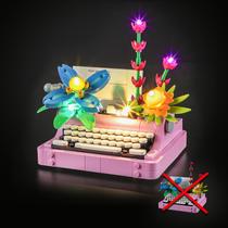 Kit de luzes LIGHTAILING para máquina de escrever Lego 31169 com flores