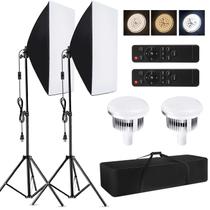 Kit de luzes para fotografia de estúdio Andoer Softbox Lighting Set