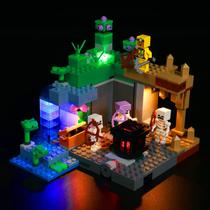 Kit de luzes para Lego Minecraft The Skeleton Dungeon 21189 Kit de luzes para Lego Minecraft The Skeleton Dungeon 21189
