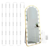Kit de luzes Vanity LPHUMEX, luzes de espelho LED reguláveis de 4,3 m