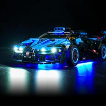 Kit de luzes Welkin DC LED para Lego 42162 Bolide Agile Blue
