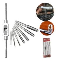 Kit de machos 8 peças vira macho m3 a m12 rotony