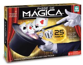 Kit de Mágica Passe de Mágica 25 Truques Nig Kit de Mágica Passe de Mágica 25 Truques Nig
