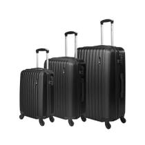 Kit de malas de viagem P/M/G ABS Rodas 360 Removíveis Londres Swiss Move