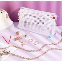 Kit de Malha Chenille Para Bolsa Crochê