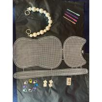 Kit de Malha Chenille para Bolsa Crochê - vários modelos Kit de Malha Chenille para Bolsa Crochê - vários modelos