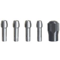 Kit de Mandril e Pinças para Micro Retíficas 5 Peças 4485 - 2615504485000 - DREMEL