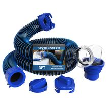 Kit de mangueira de esgoto DUMPMAN 0,9 m com encaixe giratório Kit de mangueira de esgoto DUMPMAN 0,9 m com encaixe giratório