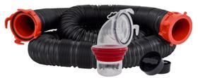 Kit de Mangueira de Esgoto para RV Valterra 4,6m com Adaptador ClearView