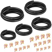 Kit de mangueira de linha de combustível smseace 25 unidades de borracha NBR tamanho 5 de 1 m com braçadeiras Kit de mangueira de linha de combustível smseace 25 unidades de borracha NBR tamanho 5 de 1 m com braçadeiras