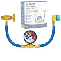 Kit de Mangueira para Carga de Refrigerante Ketofa R1234YF com Manômetro