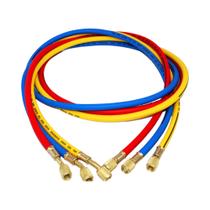 Kit De Mangueiras De Carga AC De 1.8M Com Conexões De Baixa Perda Para Manifold De Refrigeração