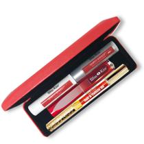 Kit de manicure Bliss Kiss Travel Set Bálsamo labial com óleo para unhas