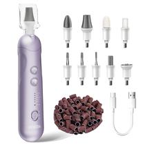 Kit de manicure e pedicure Conjunto de lixa de unhas elétrica sem fio Hoxida Kit de manicure e pedicure Conjunto de lixa de unhas elétrica sem fio Hoxida