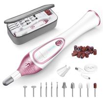 Kit de Manicure e Pedicure ISTON - Lixa Elétrica Sem Fio com 36 Acessórios