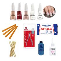 Kit de Manicure e pedicure Para Unhas Em Casa Barato Premium