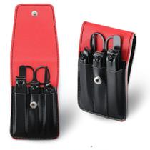 Kit de Manicure Insaizom para Homens - Conjunto Preto para Limpeza de Unhas