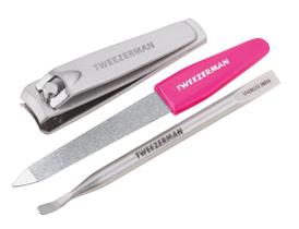 Kit de manicure Tweezerman Mini com lâminas ultra-afiadas