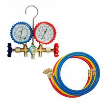 Kit de Manifold Prof. com Mangueira de 90cm para R22.R134.A404ª Hulter