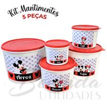 Kit de Mantimentos de Plástico com Tampa 5 Peças Coloridas com Estampa Animada Infantil, Ideal para Armazenar Alimentos com Praticidade e Estilo Kit de Mantimentos de Plástico com Tampa 5 Peças Coloridas com Estampa Animada Infantil, Ideal para Armazenar Alimentos com Praticidade e Estilo