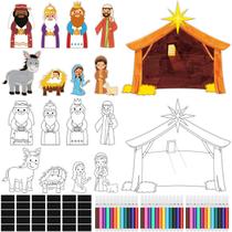 Kit de manualidades magnéticas escena de nacimiento Gemscream 30 piezas DIY