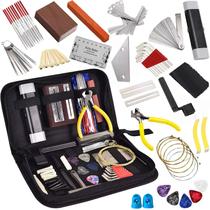 Kit de manutenção de guitarra Ahathyw 77 unidades com bolsa de transporte para guitarra